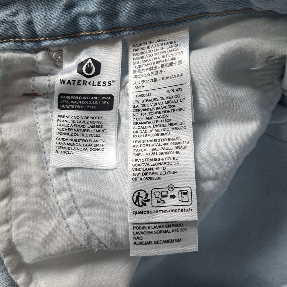 Levi's Light Blue Boyfriend Jeans - Picture 8 of 12